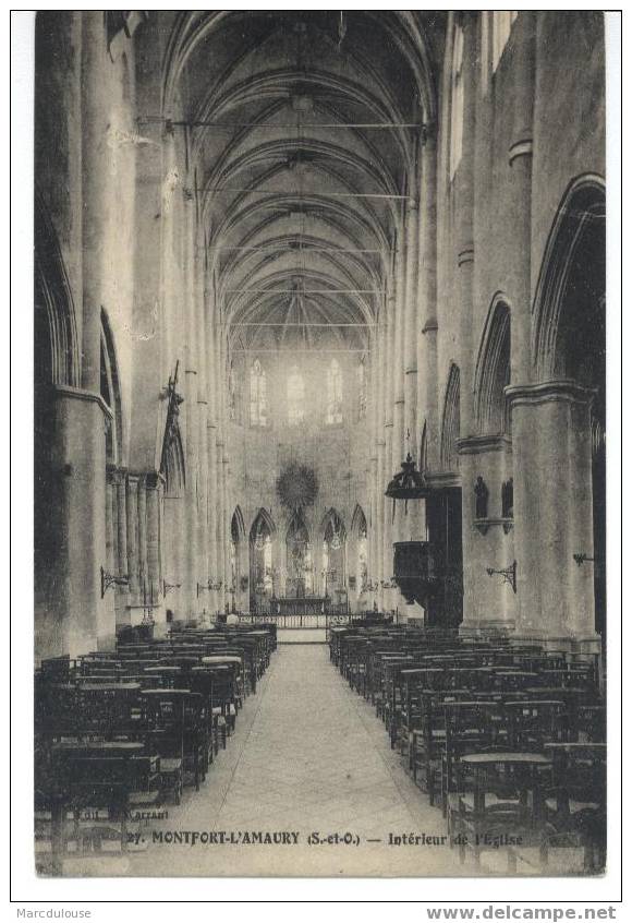 Montfort-l´Amaury. Intérieur De L´église. - Montfort L'Amaury