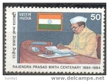 Flag, Rajenrda Prasad, Tricolour, India, Personality - Stamps