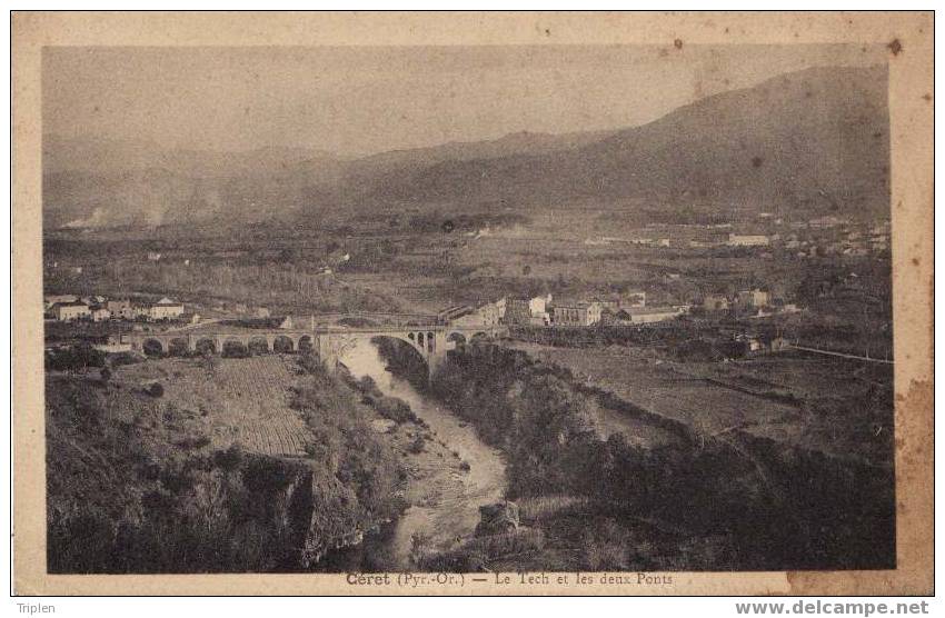 Ceret - Le Tech Et Les Deux Ponts - Ceret