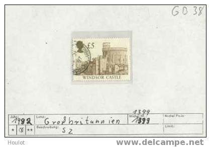 England Mi. N° 1399 Gestempelt 5 Pound Britische Burgen - Unclassified