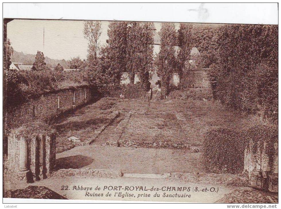 Vallee De Chevreuse PORT ROYAL DES CHAMPS N° 22 - Magny-les-Hameaux