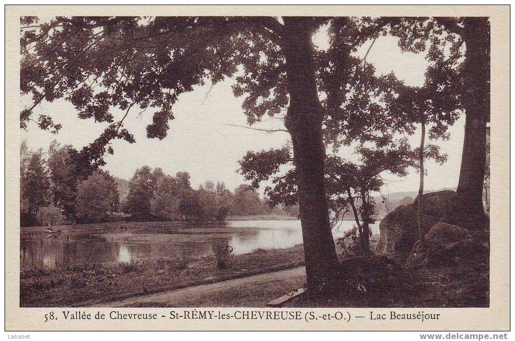 ST REMY LES CHEVREUSES LAC BEAUSEJOUR N°58 - St.-Rémy-lès-Chevreuse