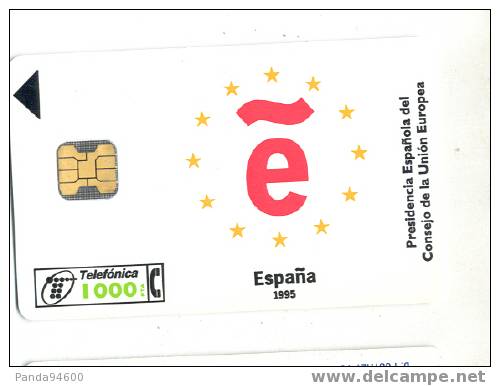 Espagne Presidence Espagnole Conseil Union Europeenne 1995 - Basisuitgaven