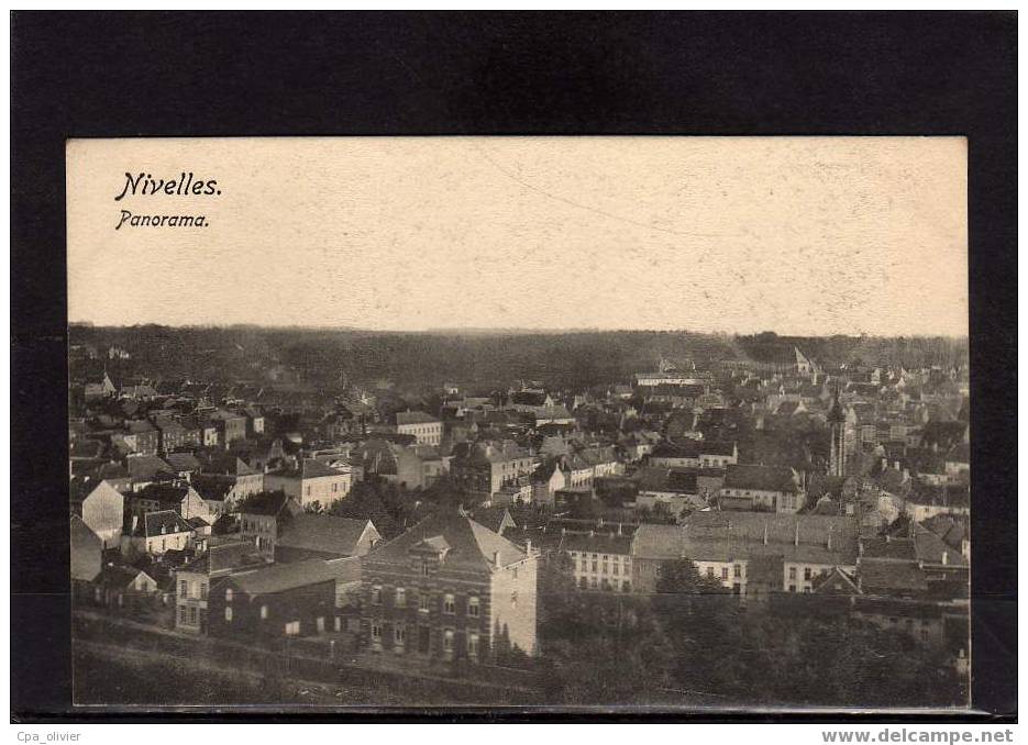 BEL NIVELLES Vue Générale, Panorama, Ed Nels Série 76 N° 21, Dos 1900 - Nijvel