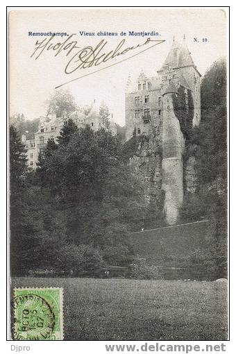 Remouchamps  Vieux Chateau De Montjardin   Nr1  (1907) - Aywaille