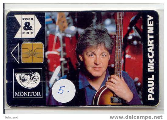 The Beatles On Phonecard PAUL McCARTNEY (5) The Beatles Sur Télécarte - Música