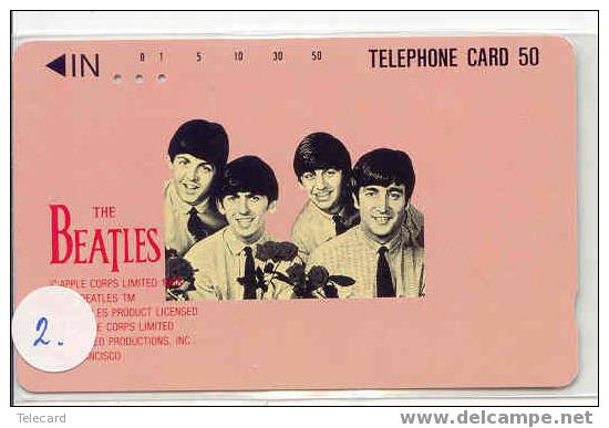 The Beatles On Phonecard (2) The Beatles Sur Télécarte - Música