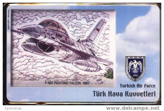 TURKEY. War Airplane F-160 Fightinh Falcon - Armée