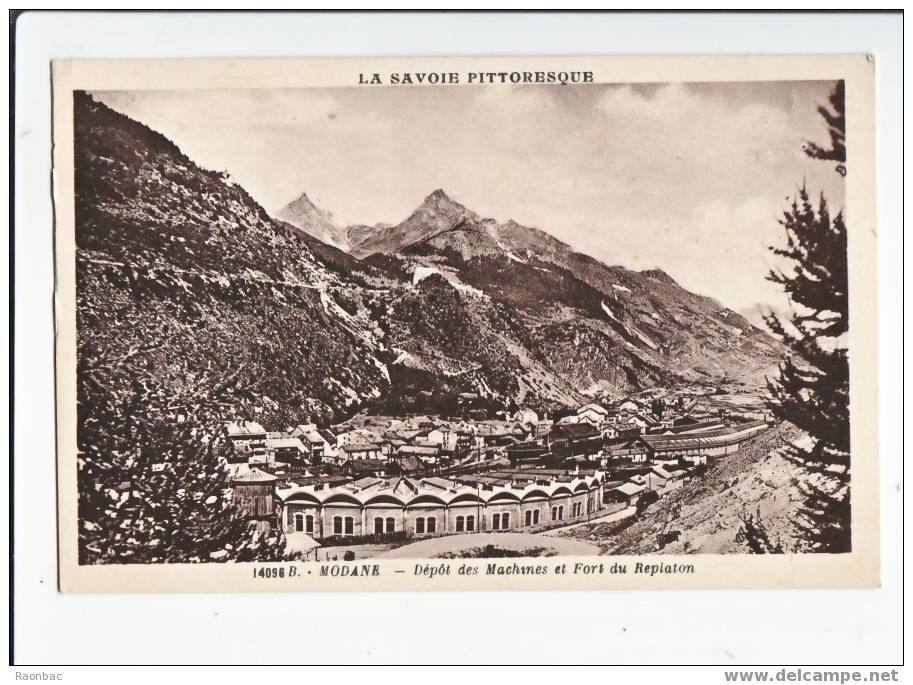 CPA----73----MODANE----DEPOT Des MACHINES----GARE - Modane