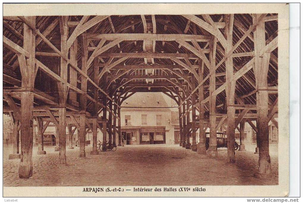 ARPAJON INTERIEUR DES HALLES - Arpajon