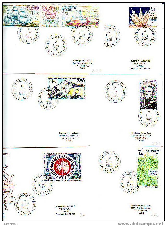 Nr 258, 262/264, 266, 268/269 FDC (Y10403) - Andere & Zonder Classificatie