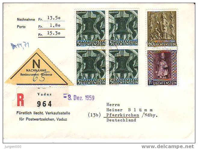 Nr 386/388, Op Reco-brief Naar Pfarrkirchen (Y12288) - Storia Postale