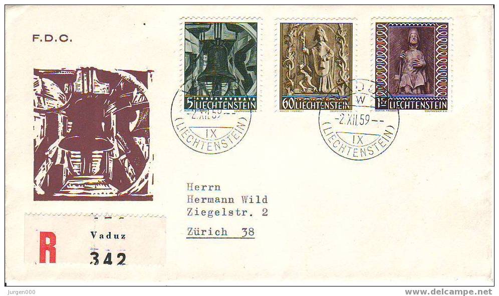 Nr 386/388, FDC (Y12289) - Lettres & Documents