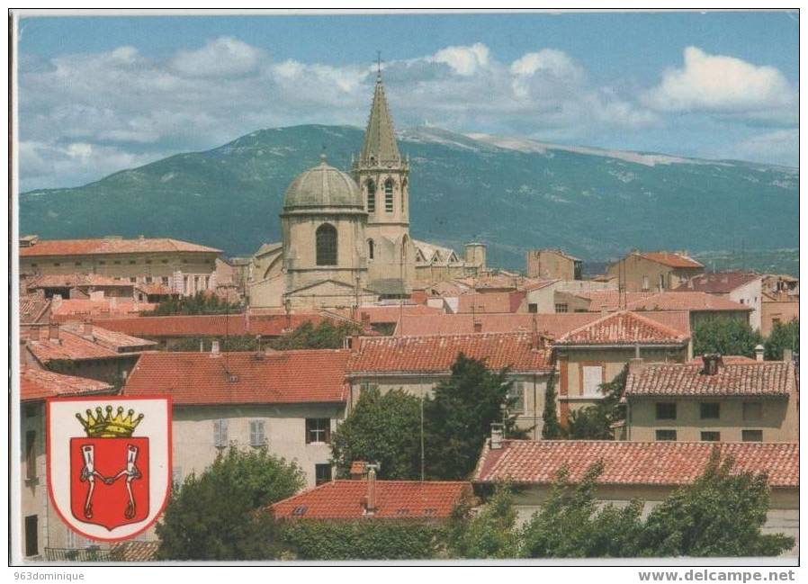 Carpentras - Capitale Du Comtat Venaissin - Les Toits De La Ville - Cathédrale St Siffrein Et Le Mont Ventoux - Carpentras