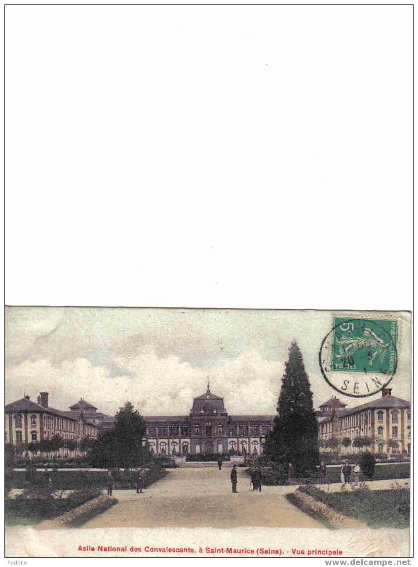 Carte Postale  94.  Saint-Maurice  Asile National Des Convalescents - Saint Maurice