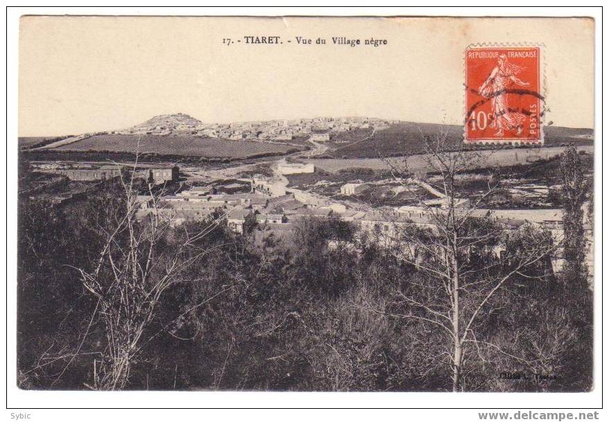 TIARET - Vue Du Village Nègre - Tiaret