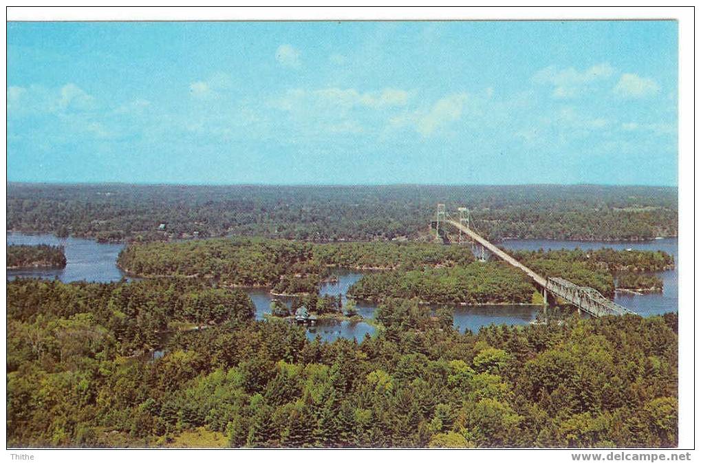 ONTARIO - The View Of The Thousand Islands And Ivy Lea Bridge As Seen From The Skydeck Tower - Thousand Islands