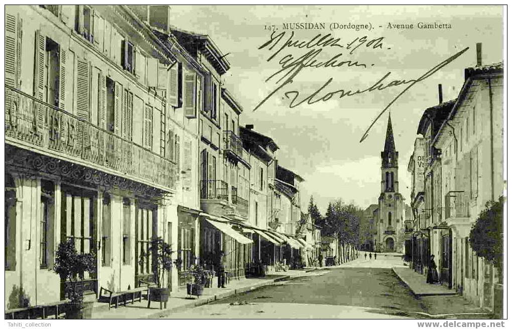 MUSSIDAN - Avenue Gambetta - Mussidan