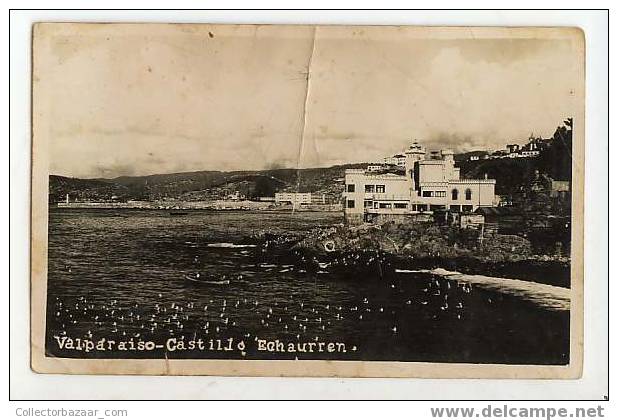 Chile Valparaìso-Castillo  Vintage Photo Ca1930 Echaurren - Chile