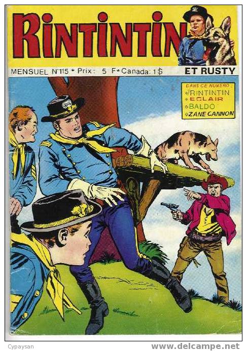 RINTINTIN MENSUEL N° 115 BE SAGEDITION 1979 - Sagédition