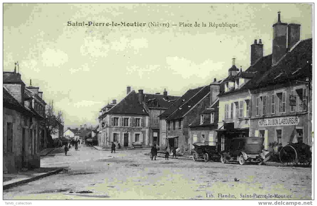 SAINT-PIERRE-le-MOUTIER - Place De La République - Saint Pierre Le Moutier