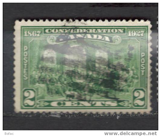 122 OB CANADA "60eme ANNIVERSAIRE DE LA CONFEDERATION" - Used Stamps