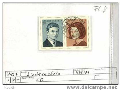 Liechtenstein Mi.N° 478/79  Zusammendruck Aus Block 7 - Used Stamps