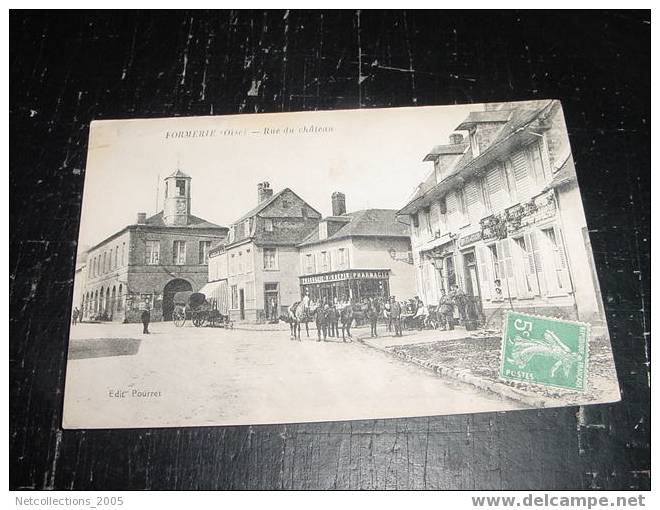 FORMERIE RUE DU CHATEAU - 60 OISE - Carte Postale De France - Formerie