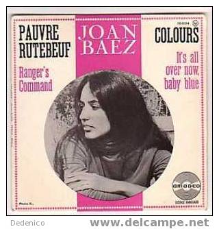 Joan  BAEZ  :  "  PAUVRE RUTEBEUF   "  + 3 Titres - Country & Folk