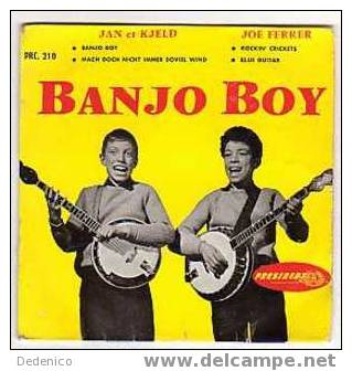 JAN &  KJELD  :  BANJO BOY  "  + 3 Titres  ( Pochette 2 ) - Country Et Folk