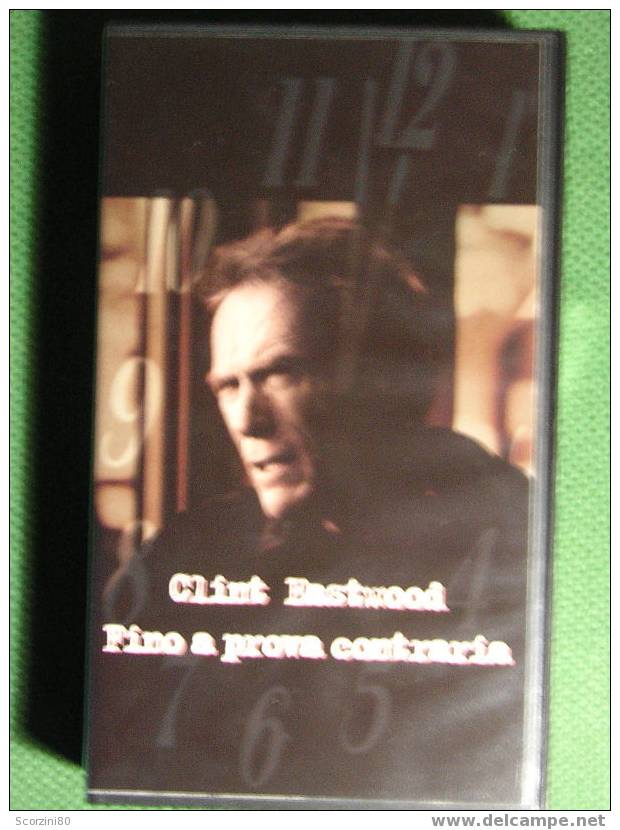 VHS-FINO A PROVA CONTRARIA Clint Eastwood Originale - Dramma