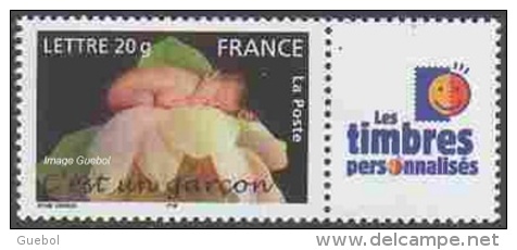 France Personnalisé N° 3805 A,** C'est Un Garçon - Logo Les Timbres Personnalisés - Ungebraucht