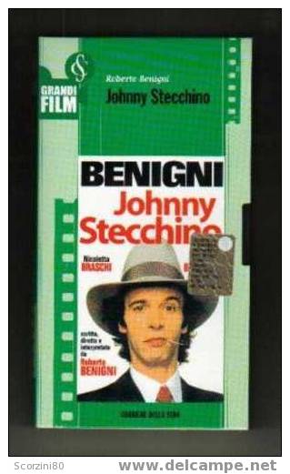 VHS-JOHNNY STECCHINO Roberto Benigni Originale - Comedy