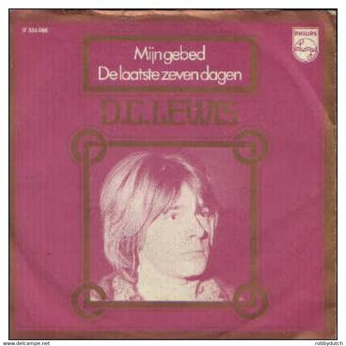 * 7" * D.C. LEWIS - MIJN GEBED / DE LAATSTE 7 DAGEN (1970 Ex-!!!) - Other - Dutch Music