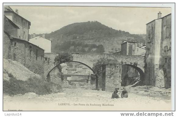 631 B/ CPA  LODEVE  LES PONTS DU FAUBOURG MONTBRUN    (34) - Lodeve