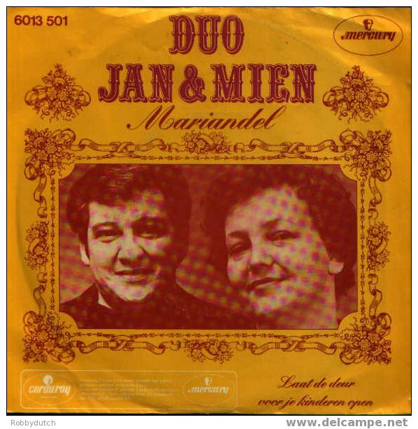 * 7" * DUO JAN EN MIEN - MARIANDEL (1977 Ex!!!) - Otros - Canción Neerlandesa