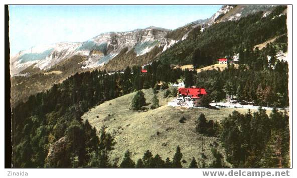 CARTE POSTALE DES ENVIRONS DE GEX - LES HOTELS DU PAILLY - COL DE LA FAUCILLE EN DESCENDANT SUR GEX - Gex