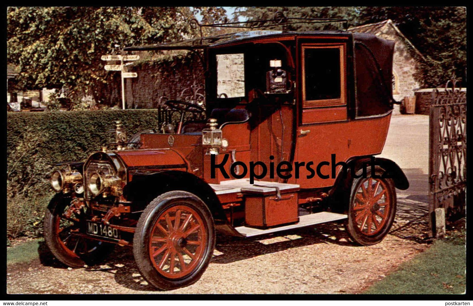 ÄLTERE POSTKARTE 1908 UNIC MONTAGU MOTOR MUSEUM CAB LONDON TAXI Taxicab Old Car Auto Oldtimer Voiture AK Cpa Postcard - Taxi & Carrozzelle
