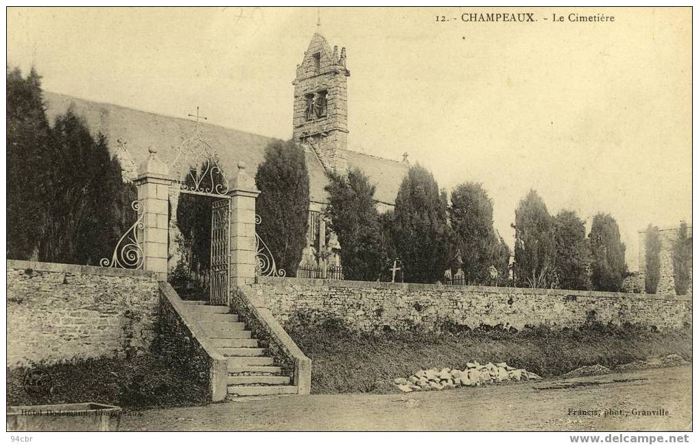 CPA(79)      CHAMPEAUX Le Cimetiere - Bressuire