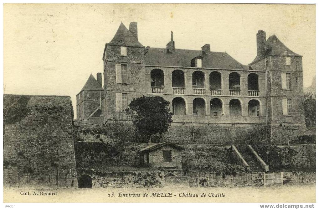 CPA(79)         CHATEAU DE CHAILLE - Bressuire