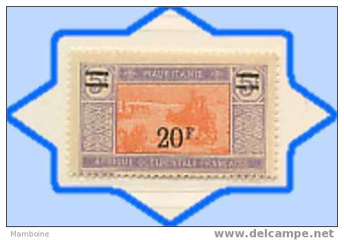 Mauritanie  1924 N° 56 Neuf Sans Trace X X - Ungebraucht