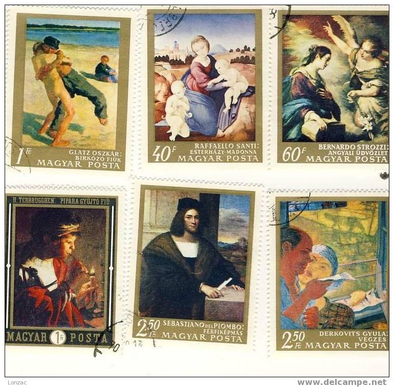 Paintings - Tableau - Lot De 6 Tableaux - Collections