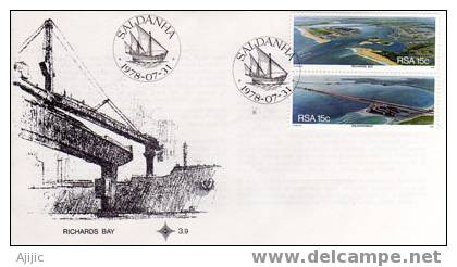 Afrique Du Sud.  Baie De Saldanha. Cote Atlantique. FDC 1978. PRIX REDUIT! - Covers & Documents
