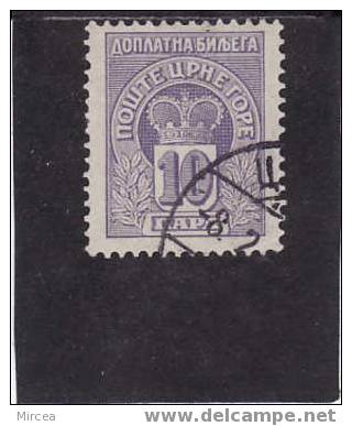 M1902 - Montenegro Taxe Yv.no.21 Oblitere - Montenegro