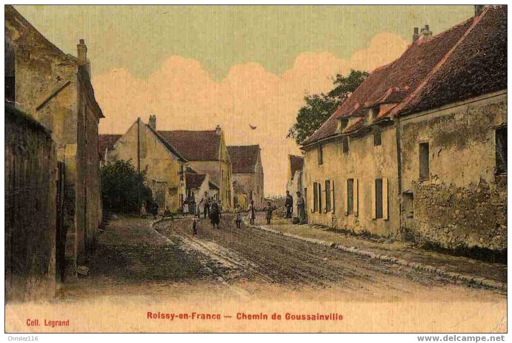 95 ROISSY EN FRANCE Chemin De Goussainville Superbe Couleur Tissée - Roissy En France