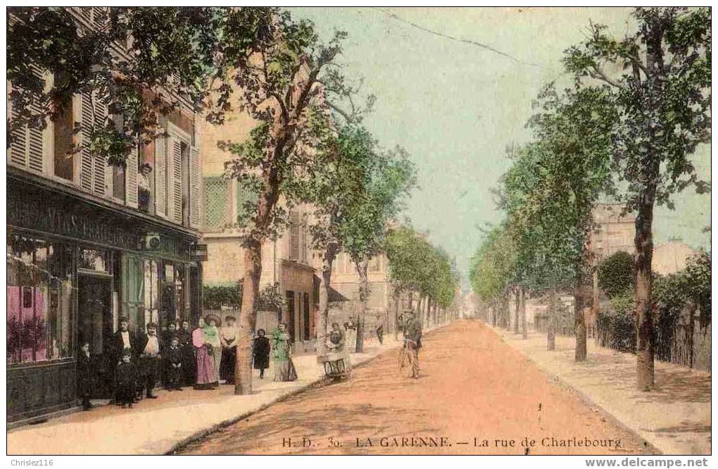 92 LA GARENNE Rue De Charlebourg  Superbe  Couleur - La Garenne Colombes