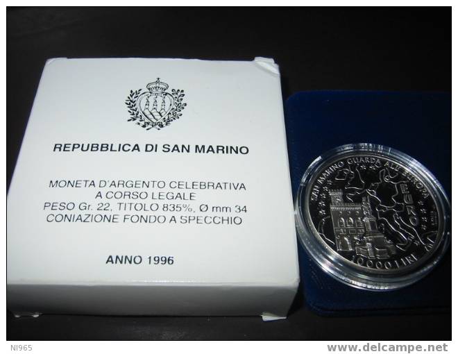 SAN MARINO - ANNO 1996- LIRE  1000 AG - PALAZZO PUBBLICO - San Marino