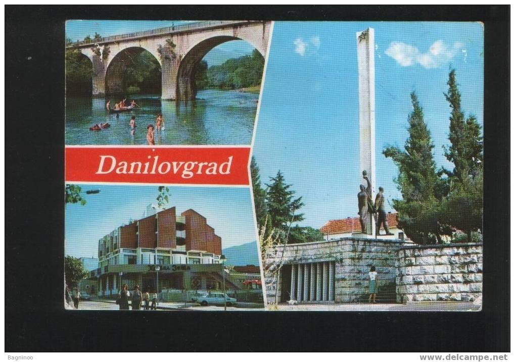 DANILOVGRAD Postcard MONTENEGRO - Montenegro