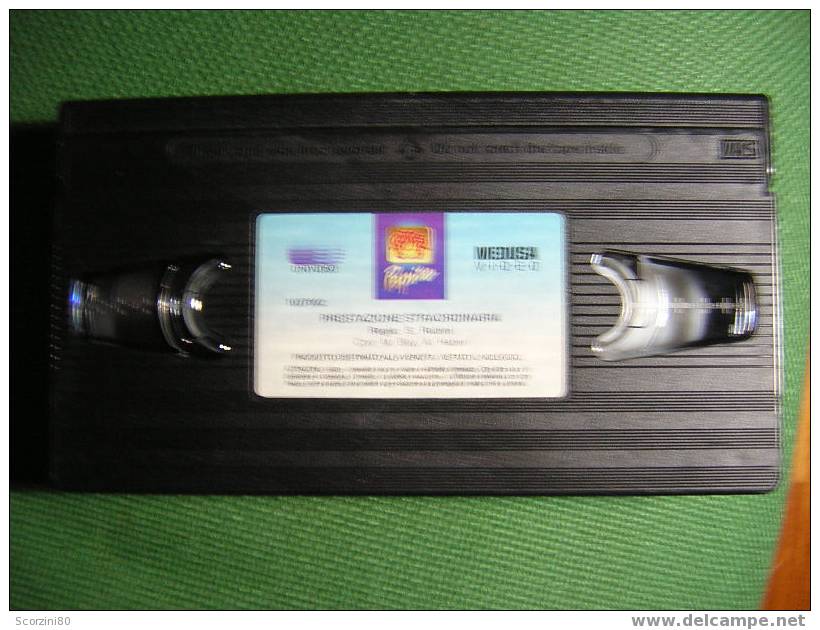 VHS-PRESTAZIONE STRAORDINARIA Sergio Rubini Buy Haber - Drame