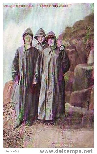 Seeing NIAGARA FALLS : "Three Pretty Maids" - 102,239. IV. - Niagarafälle